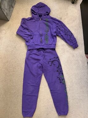 I.AM.GIA Purple Sweatsuit Set